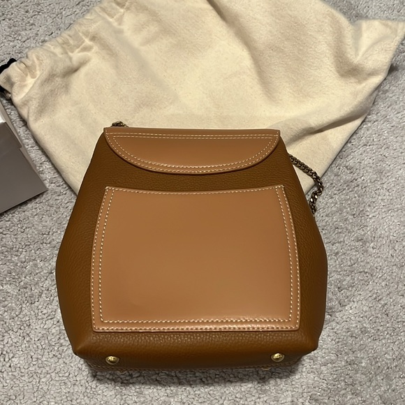 Polene Crossbody Bag in Brown and Tan - Picture 4 of 5